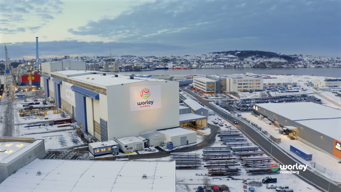 Aerial view of Optravation EnergyRosenberg's Stavanger site.