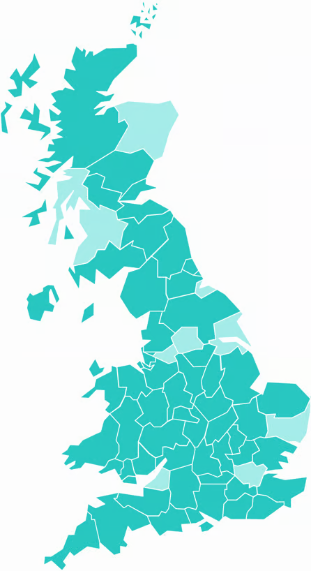 Map of the United Kingdom