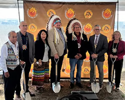 Groundbreaking with George Gordon First Nation